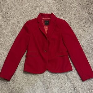 The Limited Cherry Red Blazer